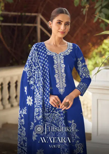 Avatara Vol 2 By Nisanka Viscose Pakistani Dress Material Wholesale Market In Surat